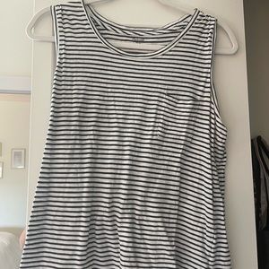 Madewell striped tank top